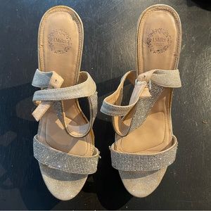 I. Miller Glitter Sparkle High Heels Size 10
